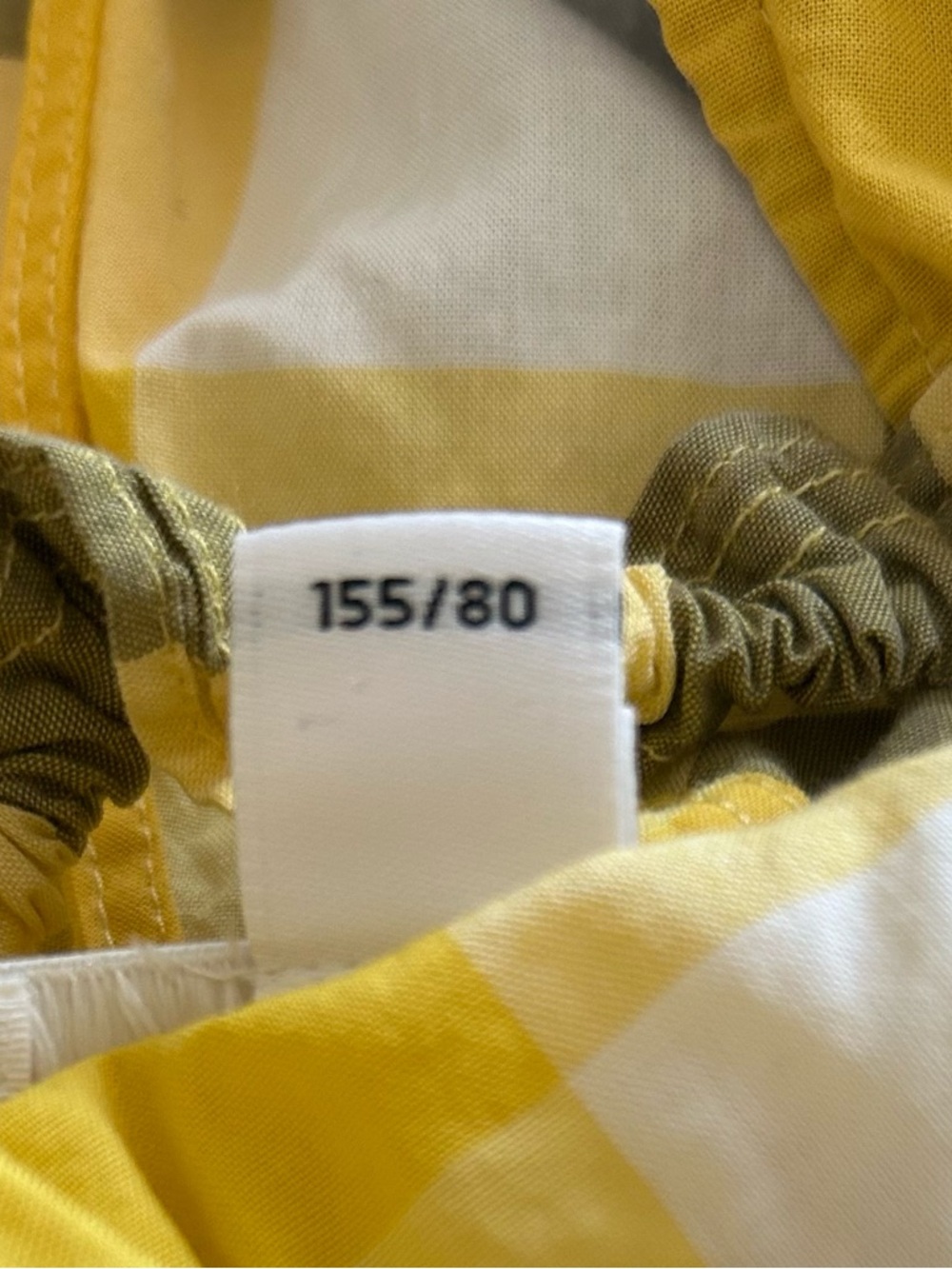 Burberry Yellow Plaid Cotton A-Line Sleeveless Top Girls 14/16 or fits PS Women - Picture 14 of 15
